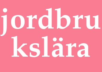 Synonym jordbrukslära