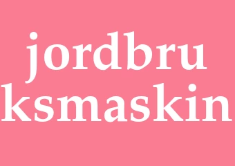Synonym jordbruksmaskin