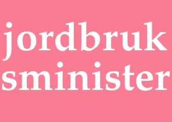 Synonym jordbruksminister