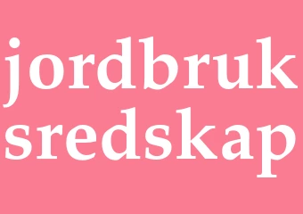 Synonym jordbruksredskap