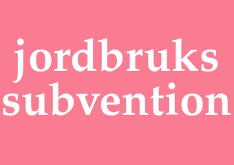 Synonym jordbrukssubvention