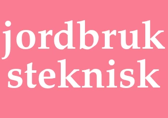 Synonym jordbruksteknisk