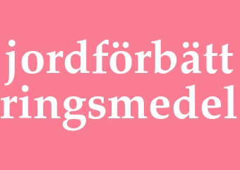 Synonym jordförbättringsmedel