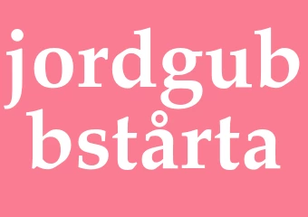 Synonym jordgubbstårta