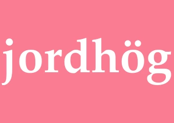 Synonym jordhög