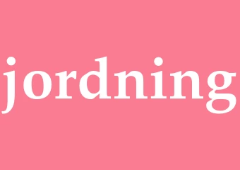 Synonym jordning