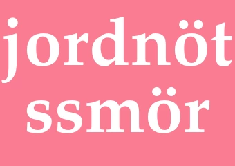 Synonym jordnötssmör