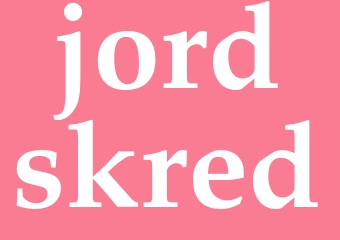 Synonym jordskred