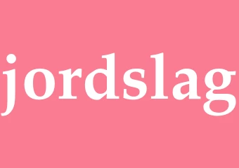 Synonym jordslag