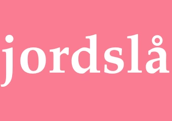 Synonym jordslå
