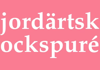 Synonym jordärtskockspuré