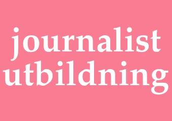 Synonym journalistutbildning