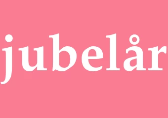 Synonym jubelår