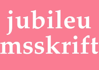 Synonym jubileumsskrift