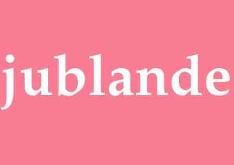 Synonym jublande