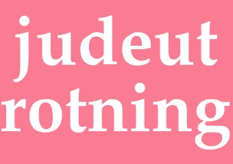 Synonym judeutrotning