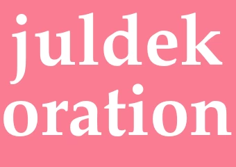 Synonym juldekoration