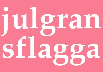 Synonym julgransflagga
