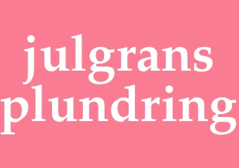 Synonym julgransplundring