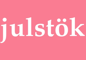 Synonym julstök