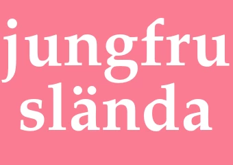 Synonym jungfruslända
