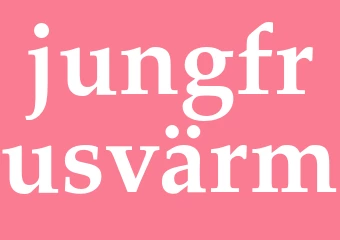Synonym jungfrusvärm
