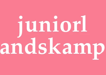 Synonym juniorlandskamp