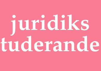 Synonym juridikstuderande