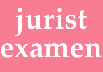 Synonym juristexamen
