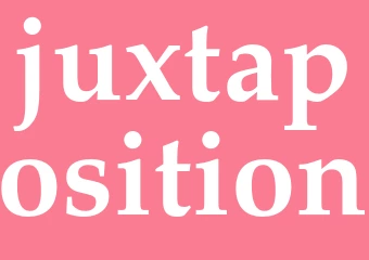 Synonym juxtaposition