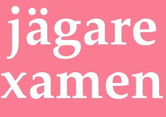 Synonym jägarexamen