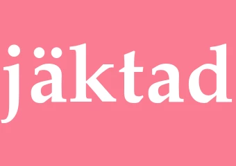 Synonym jäktad