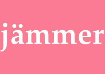 Synonym jämmer