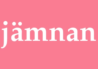 Synonym jämnan