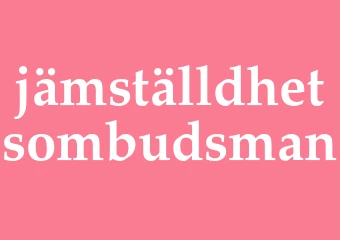 Synonym jämställdhetsombudsman