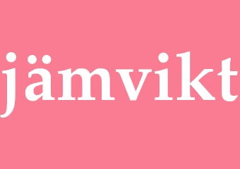 Synonym jämvikt