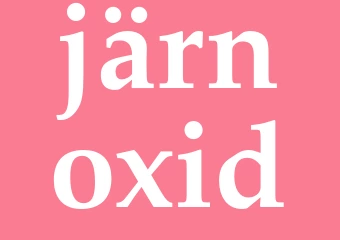 Synonym järnoxid