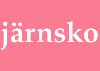 Synonym järnsko