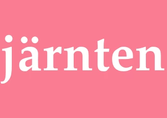 Synonym järnten