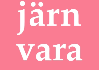 Synonym järnvara
