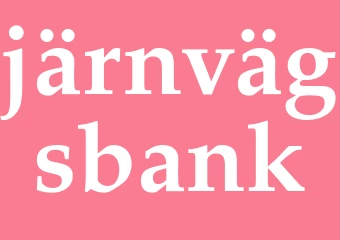 Synonym järnvägsbank