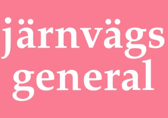 Synonym järnvägsgeneral