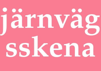 Synonym järnvägsskena