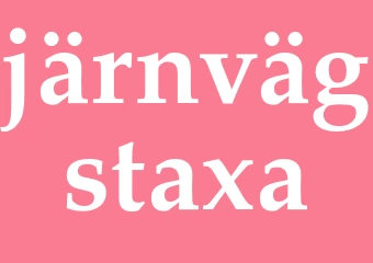 Synonym järnvägstaxa