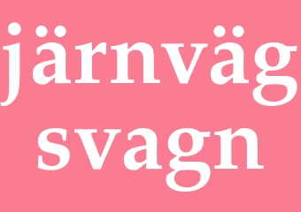 Synonym järnvägsvagn