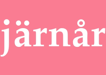 Synonym järnår