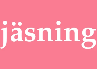 Synonym jäsning