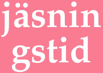 Synonym jäsningstid