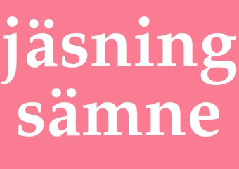 Synonym jäsningsämne