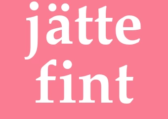 Synonym jättefint